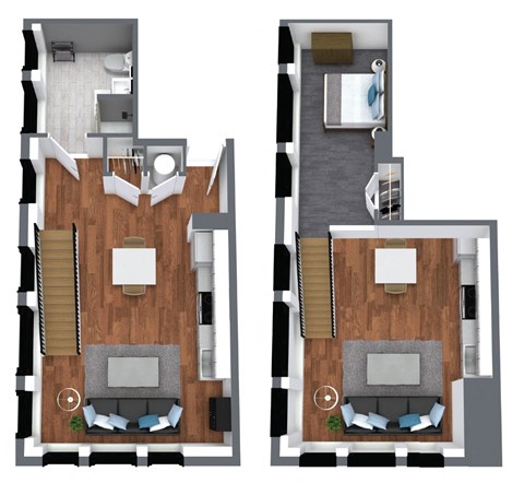 The Commonwealth - Corner Loft apartment